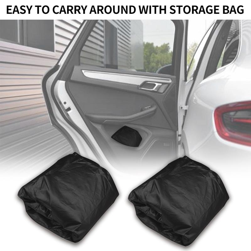 【ATRACTIVOLL】Outdoor Car Protective Cover is Waterproof, Sunscreen, and Dustproof, Keeping the Car Surface Clean Black 4