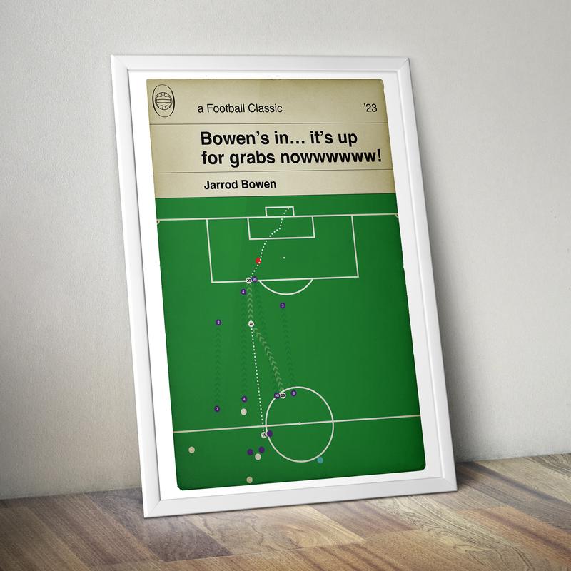 West Ham United winner v Fiorentina - Jarrod Bowen Goal - Fiorentina 1 West Ham 2 - Europa Conference League Final (Various sizes) 4