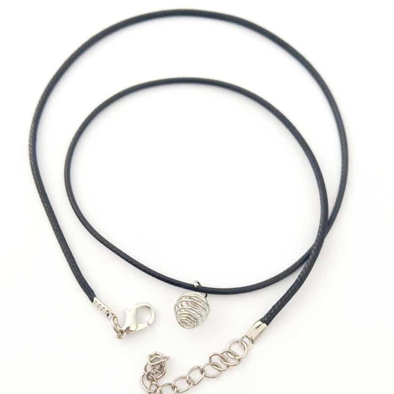 Spiral Cage Necklace Choker For Crystal Gemstones 1