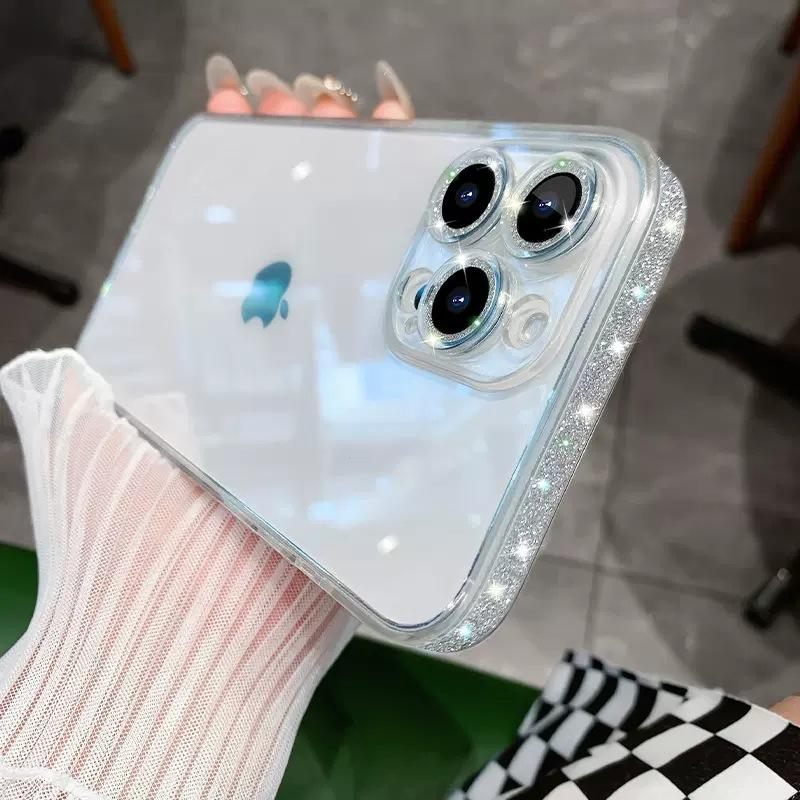 Product Introduction of 「Bubble Phone Case」Bling Frame Glitter Luxury iPhone Case Protector Protection 14