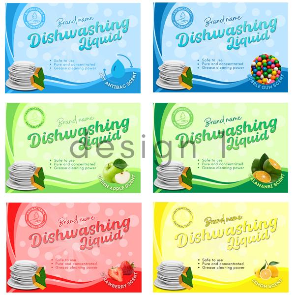 STICKER LABEL FOR DISHWASHING LIQUID (FREE CUSTOMIZE NAME) (13 - TikTok ...