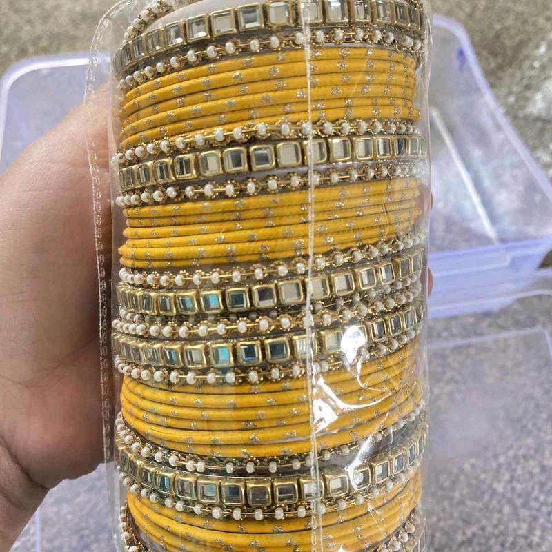 Kundan Bangles Set, Indian Bangles for Women, Wedding Bangles Set in Different Colours 4