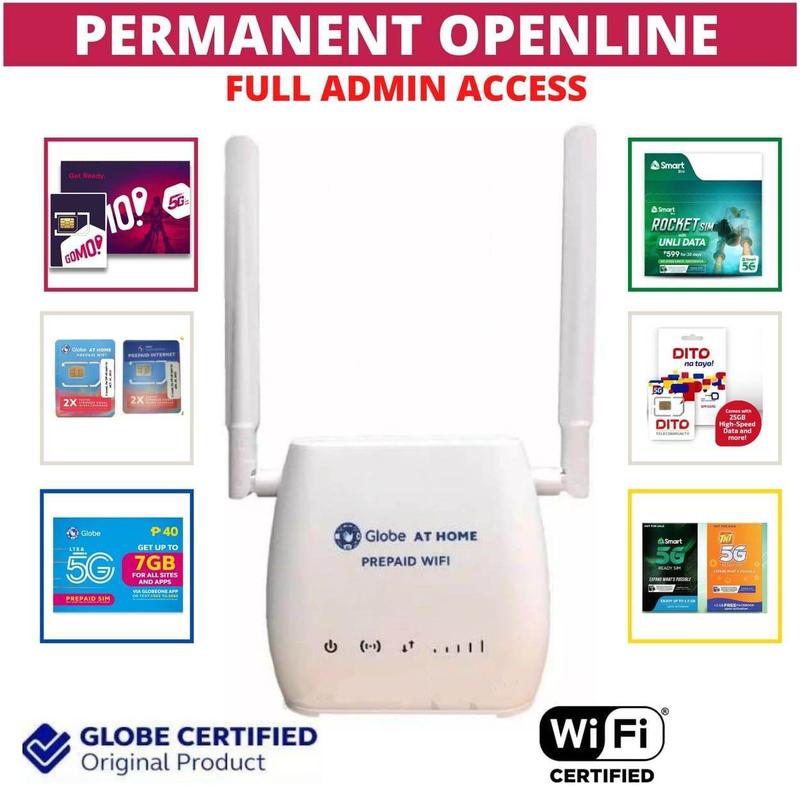 OPENLINE Globe At Home Prepaid WiFi LTE CAT4 (ZLT S10G) - TikTok Shop ...