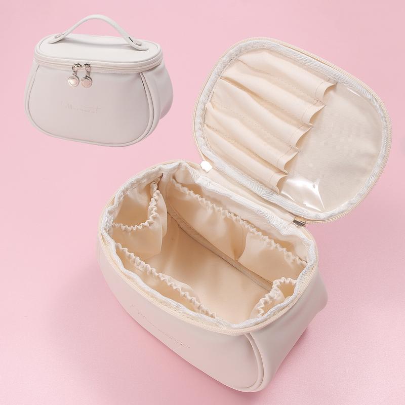 New PU Material High Capacity Makeup Bag PU Leather 4