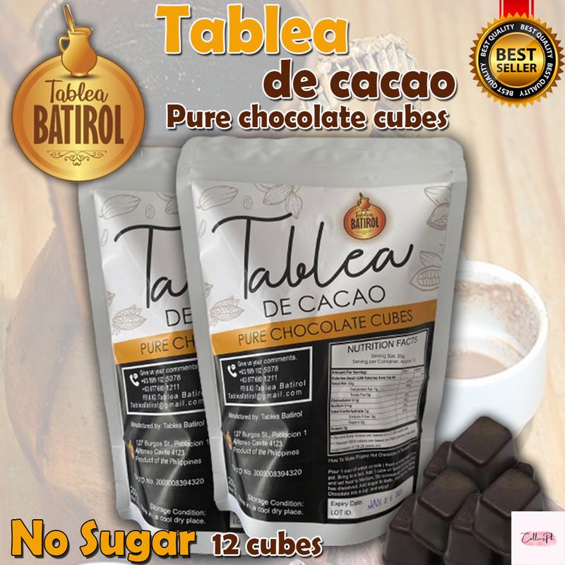 (NO SUGAR)Pure Tablea Tablea Batirol TableaNo Sugar Hot Chocolate ...