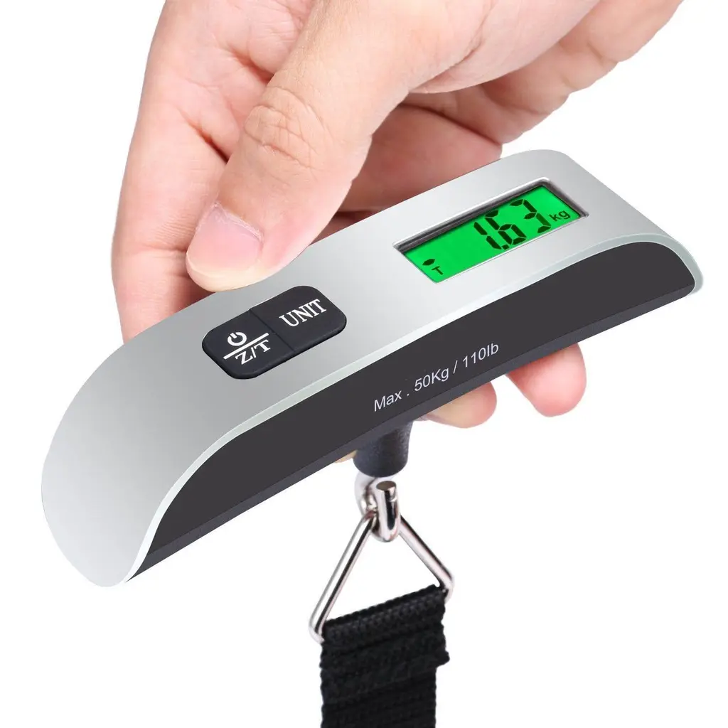 Portable Digital Scale 50kg Electronic Balance Luggage Hanging Scale Suitcase Travel Weighing Tool