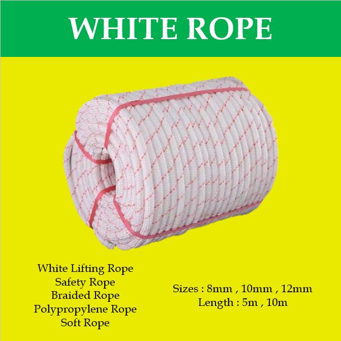 MAGO 5m-10m 8mm-12mm White Lifting Rope Safety Rope, Braide - TikTok ...