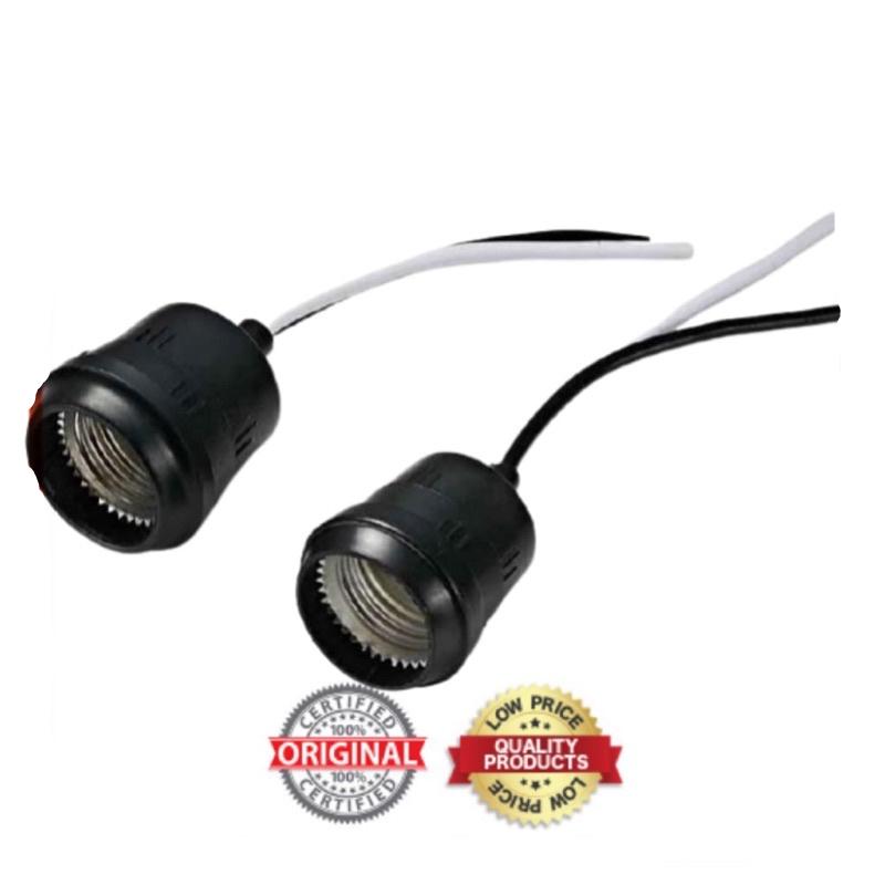 COD SOGO E27-602 weatherproof rubber socket with 2 wires 3A - TikTok ...