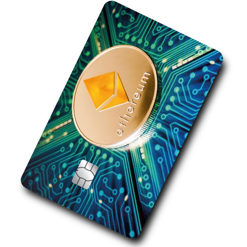 Crypto Bank Card Skin / Sticker - Bitcoin BTC ETH Etherium Cryptocurrency 4