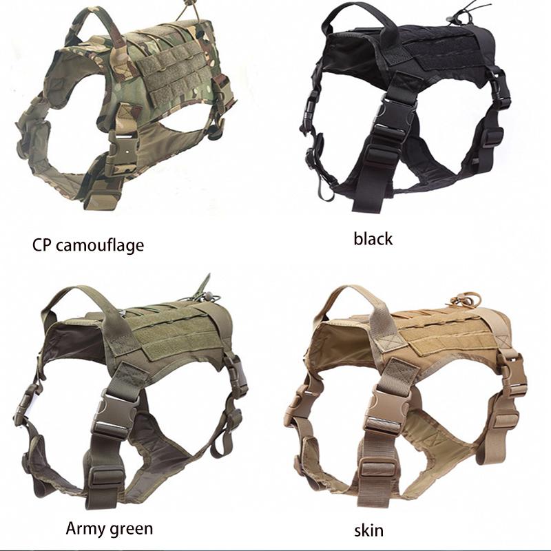 DODO-Dây Đai Chiến Thuật Cho Chó, Áo Vest Huấn Luyện Thú Cưng Quân Đội, Chó Chăn Cừu Đức K9, Bộ Dây Đai Và Dây Xích Cho Chó Nhỏ, Vừa Và Lớn 7
