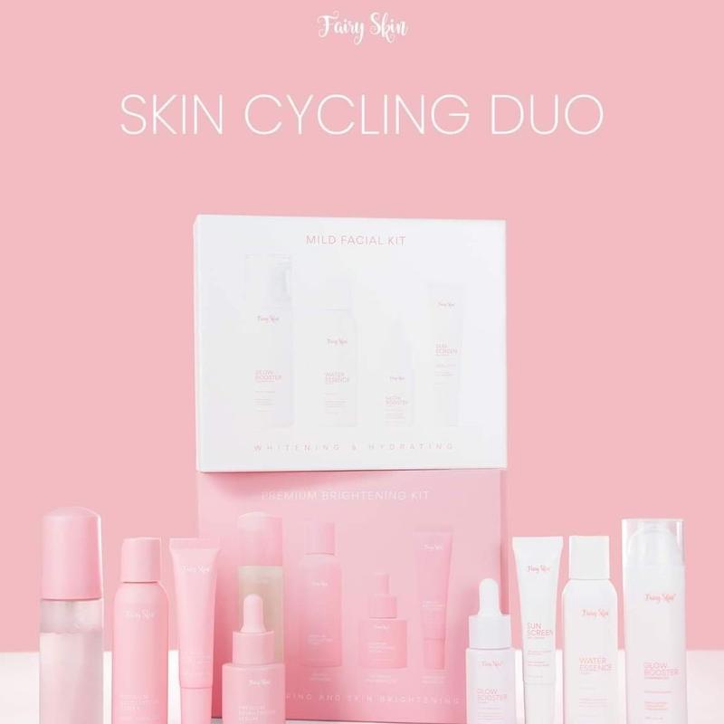 Fairy Skin Sets Brightening Premium Kit | Derma Set | Mild Kit - TikTok ...