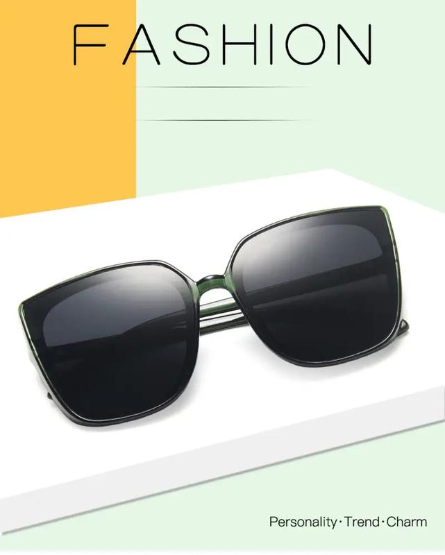 Fashion Square Sunglasses Women Oversize Frame Cat Eye Sun Glasses Ladies Classic Vintage Goggle Female Glasses UV400 2