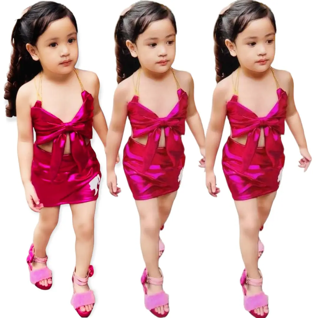 JJAS heidy metallic ootd coords 3 sizes available mettalic span fabric/costume ootd