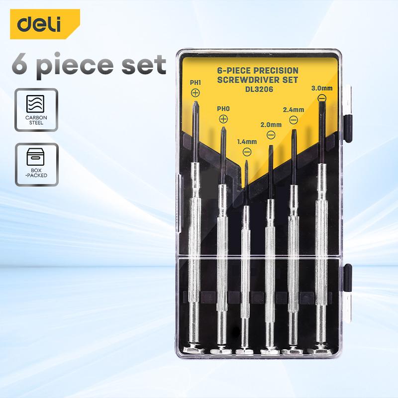 Deli 6 Pcs Watchmaker Screwdriver Set Apply To Household Appliances ...