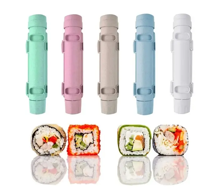Sushi Bazooka Roller Maker DIY Sushi Maker Make your own Rushi- Rice Rolling Tools Kitchen Utensils