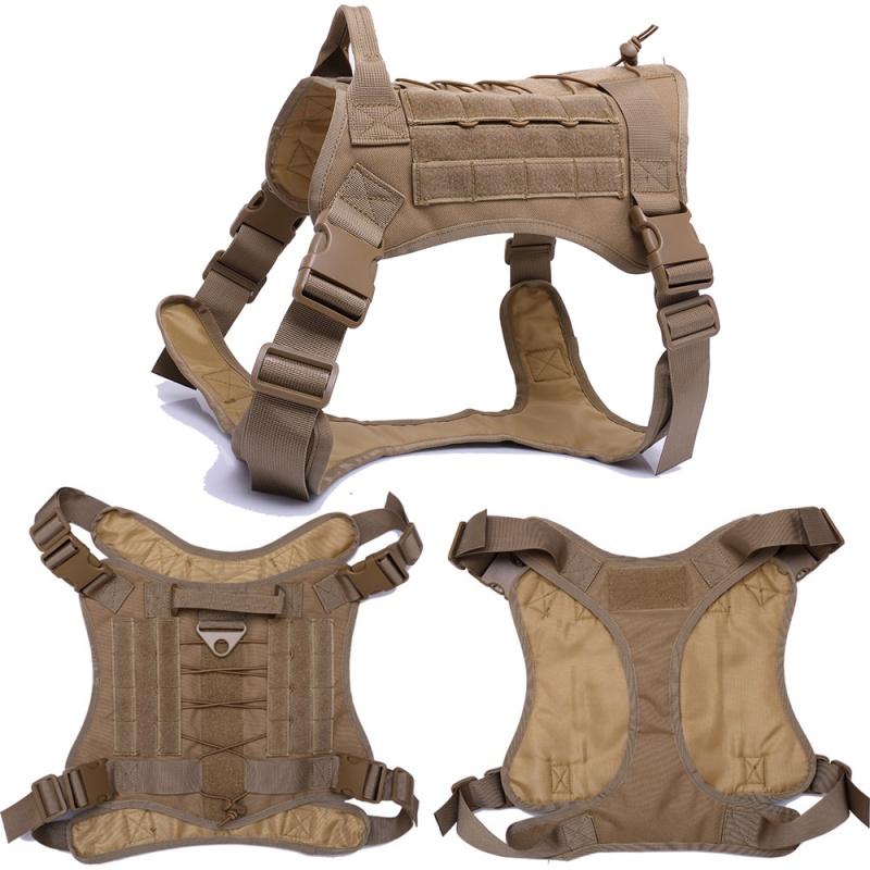 DODO-Dây Đai Chiến Thuật Cho Chó, Áo Vest Huấn Luyện Thú Cưng Quân Đội, Chó Chăn Cừu Đức K9, Bộ Dây Đai Và Dây Xích Cho Chó Nhỏ, Vừa Và Lớn 2