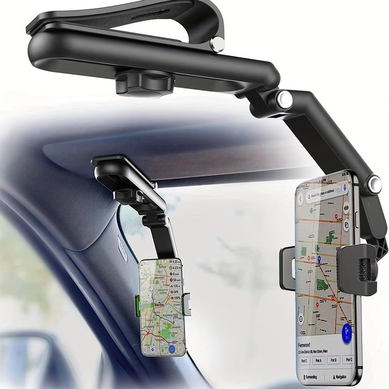 Product Introduction of Universal Car Phone Holder with Sun Visor Clip - Hands-Free Navigation and Safe Driving 1
