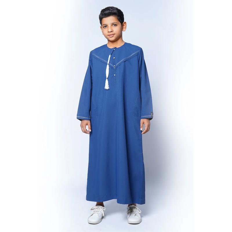 Kids Omani Navy Tasseled Thobes – 923 – 02 0