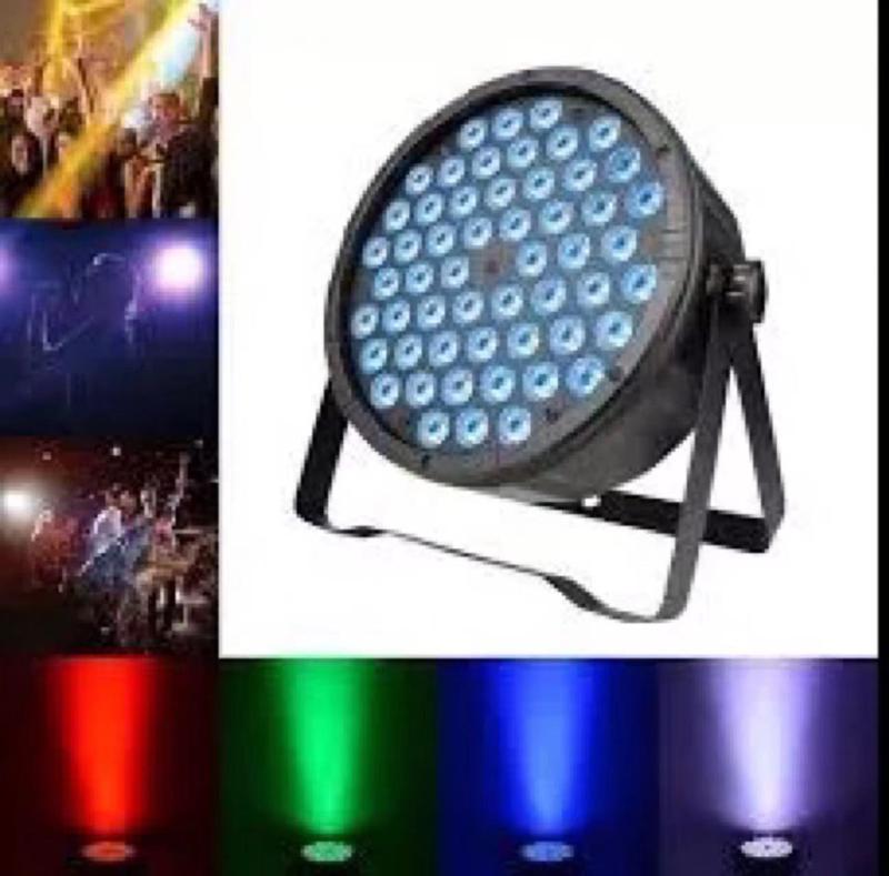 60W 54 LED Flat Stage Light RGB Par Light DMX512 Master Slave 1
