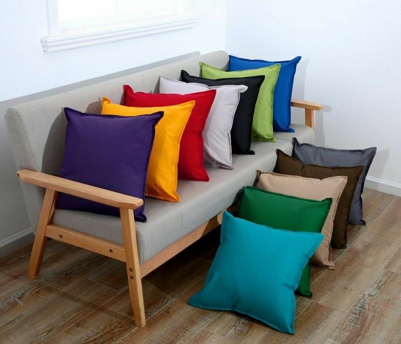 New Waterproof Outdoor Cushion Cover For Garden Furniture Cushions Seat Bench 2
