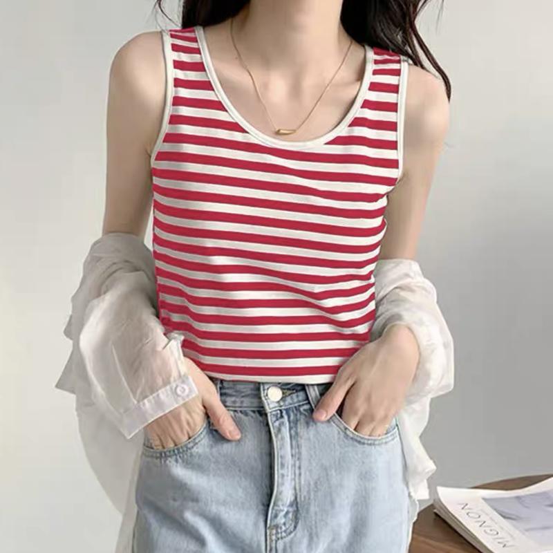 Korean Style Women's Sleeveless Cotton Sando Vest Top SIZE M-XXLNew Korean Style Women's Sleeveless Cotton Sando Vest Top SIZE M-XXL Womenswear Tube Shirt Casual 3