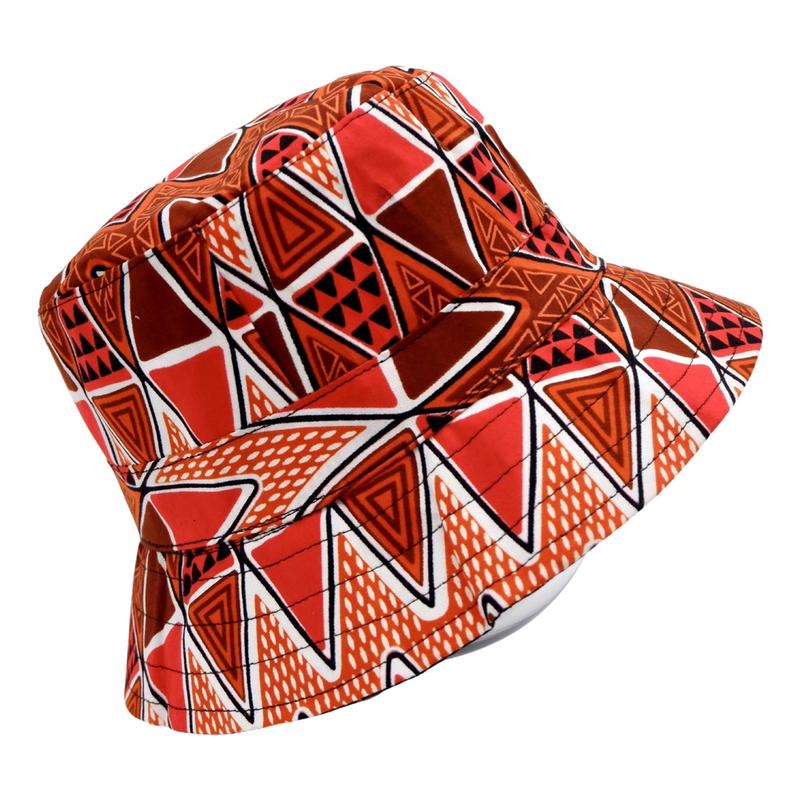 Product Introduction of African print bucket hat , sun hat reversible Striped Baseball Cap Baseball Cap Baseball Cap Winter Winter Winter Summer Polka Dot Cotton Silk Plain Floral Beret Striped 9