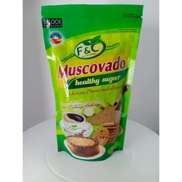 F & C Muscovado Healthy Sugar 250g for Coffee Cooking or Baking