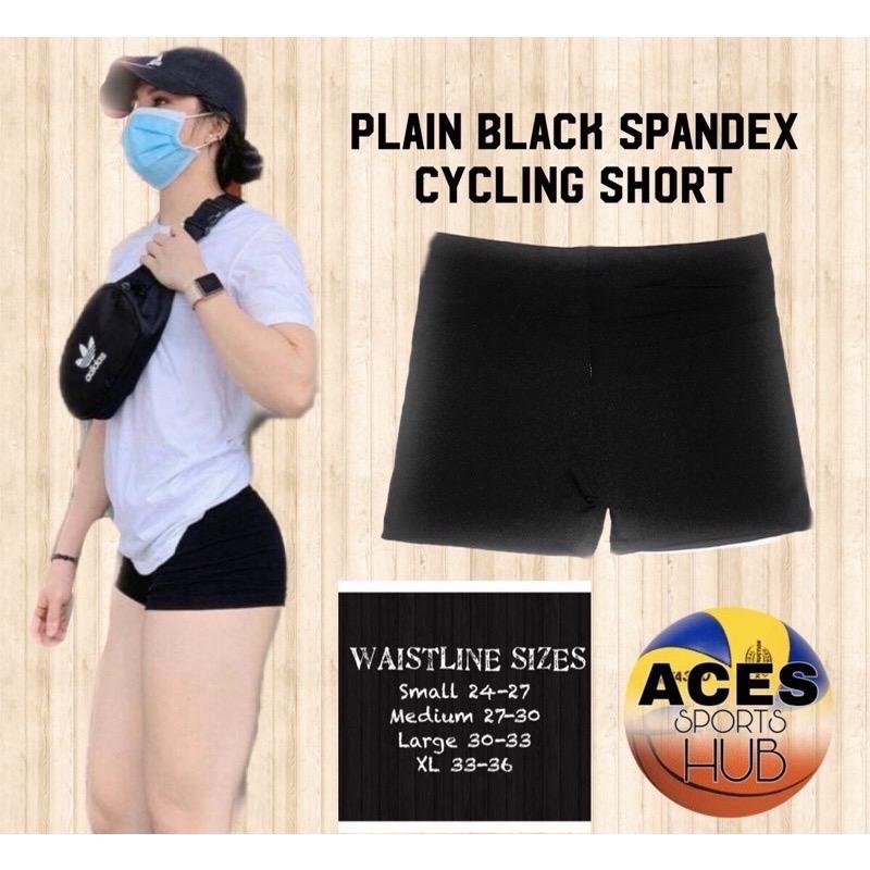PLAIN BLACK SPANDEX SHORTS (NO LOGO) - TikTok Shop Philippines