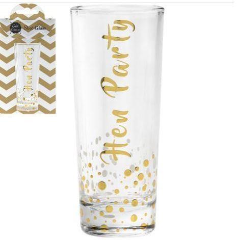 Gold Edition Tall  Shot Glasses 1