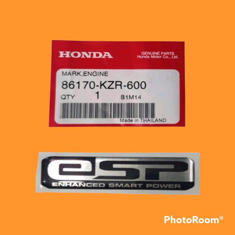 Honda Mark, Engine ESP Enhanced Smart Power|ESP Sticker - TikTok Shop ...