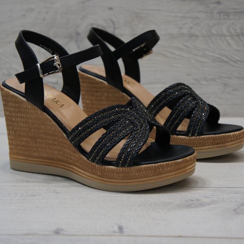 IVACHY Womens Summer Sparkling Wedge sandals A68176 2
