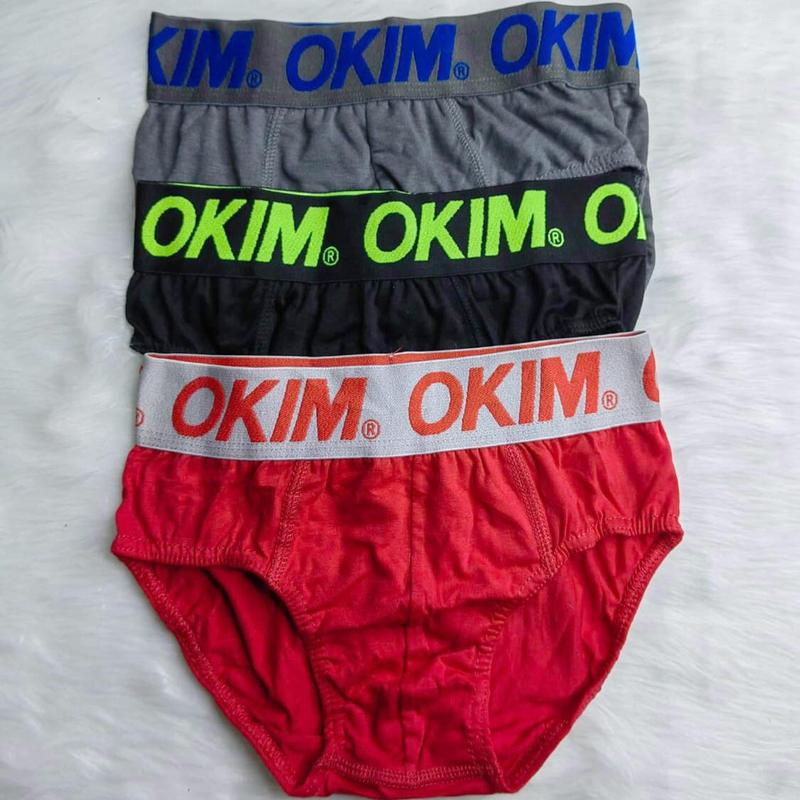 ZS 3 in 1 OKIM Cotton Spandex Strechable Mens Brief - TikTok Shop ...