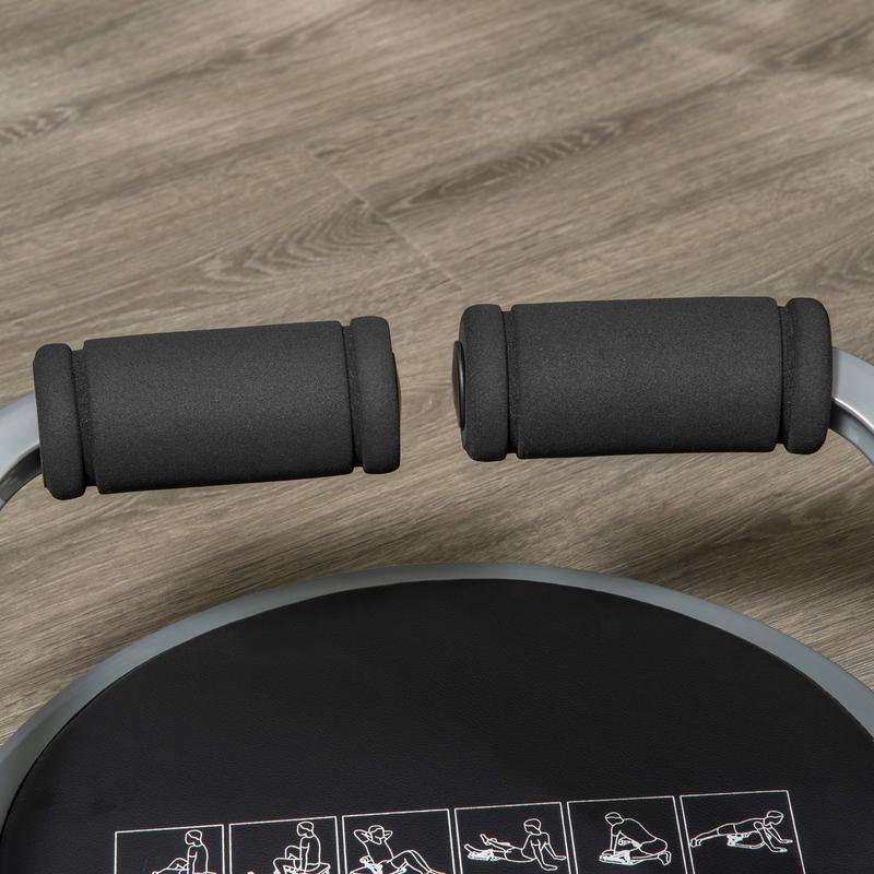 HOMCOM Abs Trainer, Ab Crunch Machine, Foldable Abdominal Trainer, Core Fitness & Whole Body Exercise Equipment for Home Gym 7