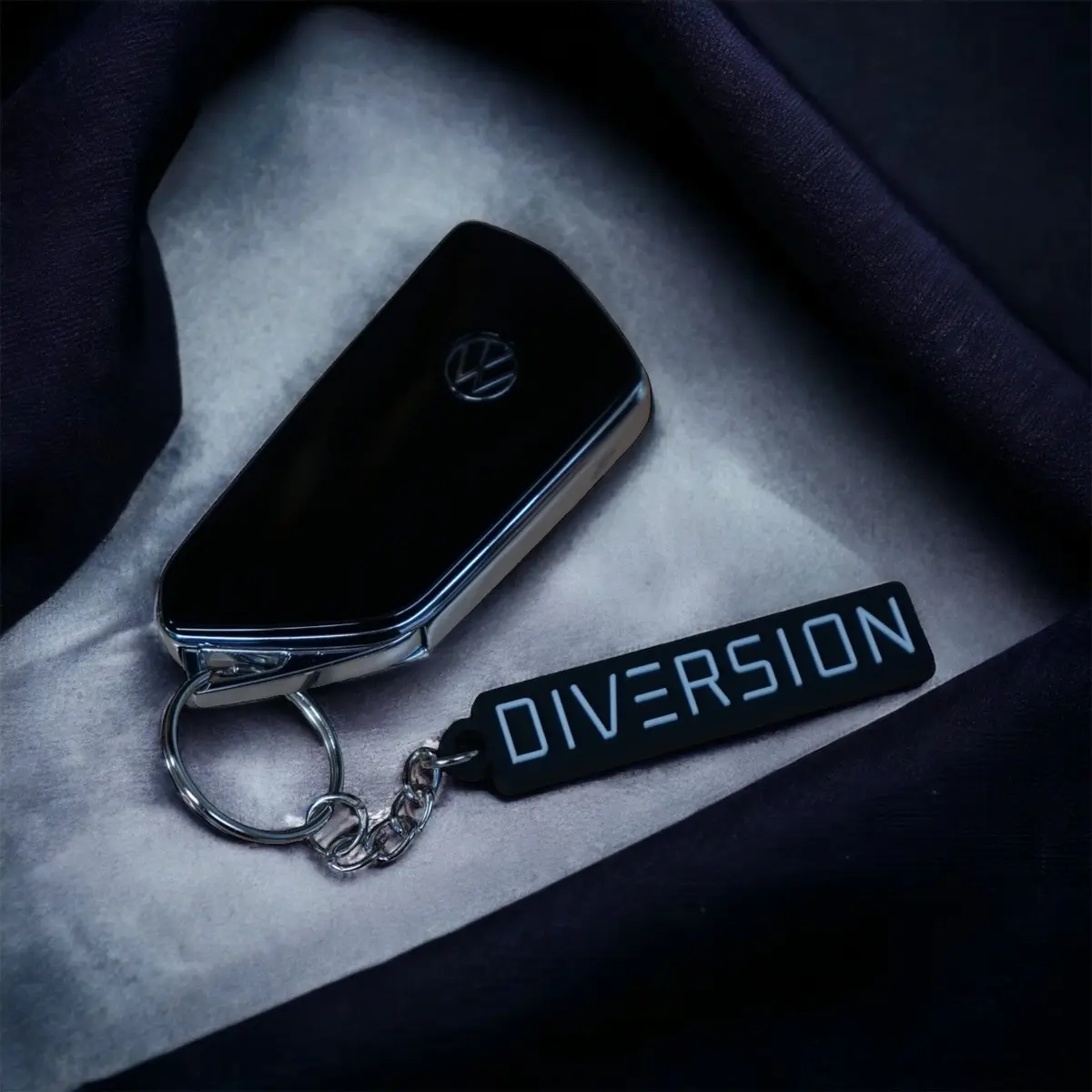 DIVERSION Rubber 3D Keyring