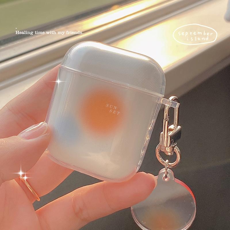 Product Introduction of Cute Fresh Flower Earphone Case For AirPods 1 2 Pro Case Transparent TPU Air pods 3 Bluetooth Earphone Charging Box With Keyring 11