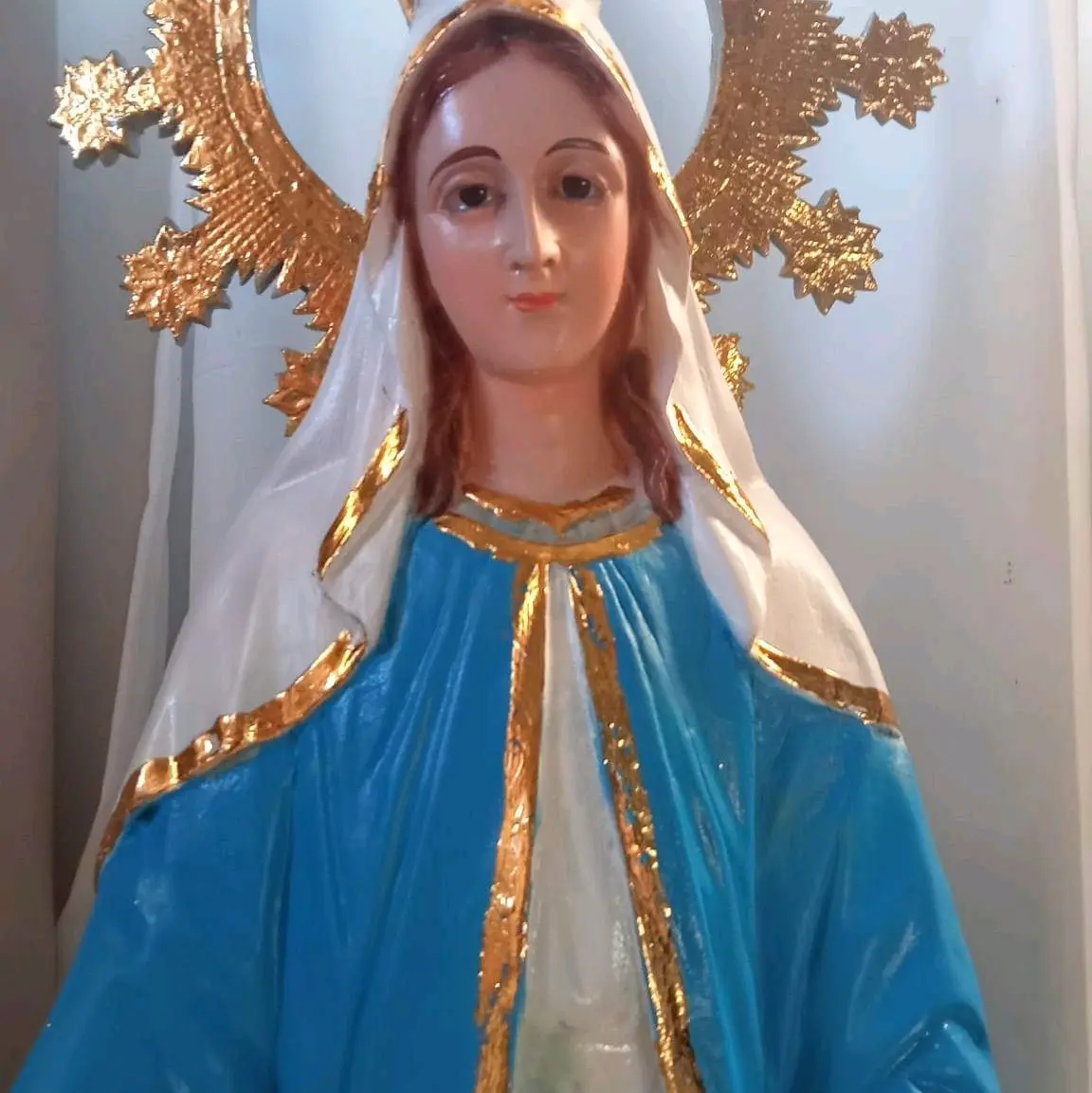 Sculpture miraculous milagrosa 34 inches of height