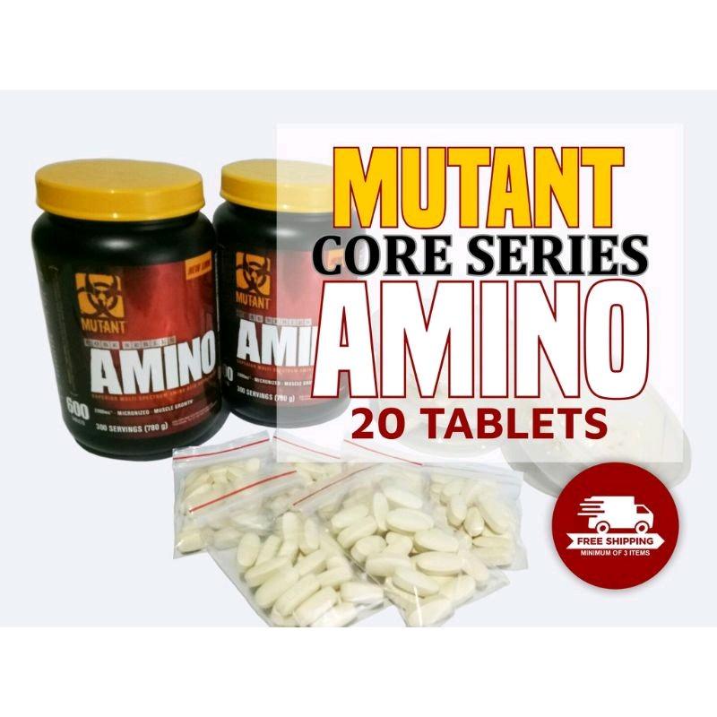 0LOWEST PRICE Mutant Amino Tablets (PINAKA MURA) 20pcs Repack/Ziplock ...
