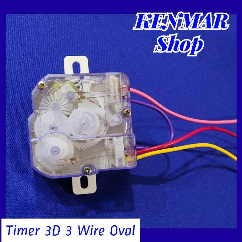 Timer 3* 3 Wire Oval Original For Washing Machine - TikTok Shop Philippines