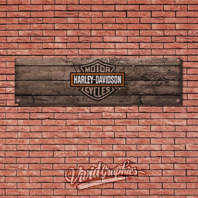 Motorcycle logos Garage / Workshop / Mancave Banner PVC Sign / Poster Wall Art Motorsport 3