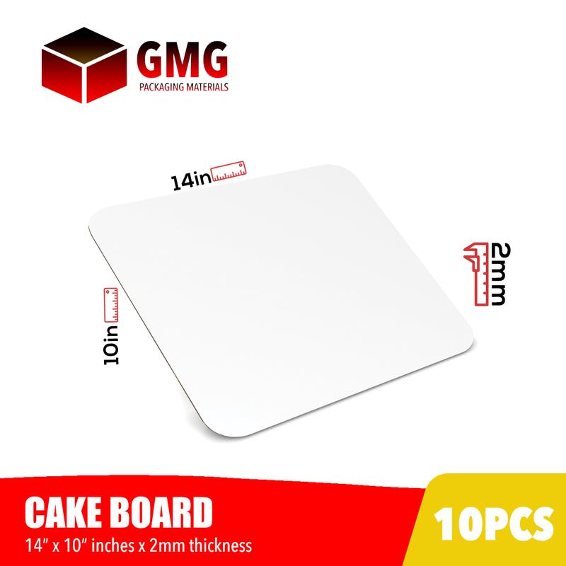 Cake Board Laminated 14 x 10 inches (10pcs) - TikTok Shop Philippines