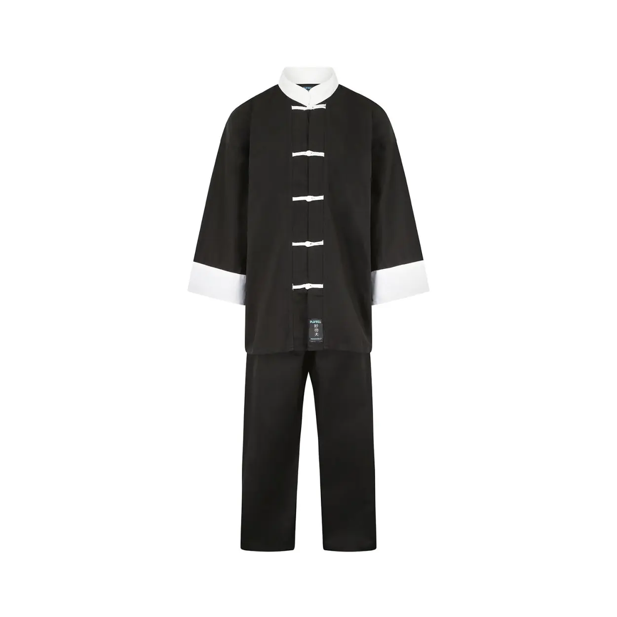 KIDS KUNG FU SUIT - BLACK/WHITE