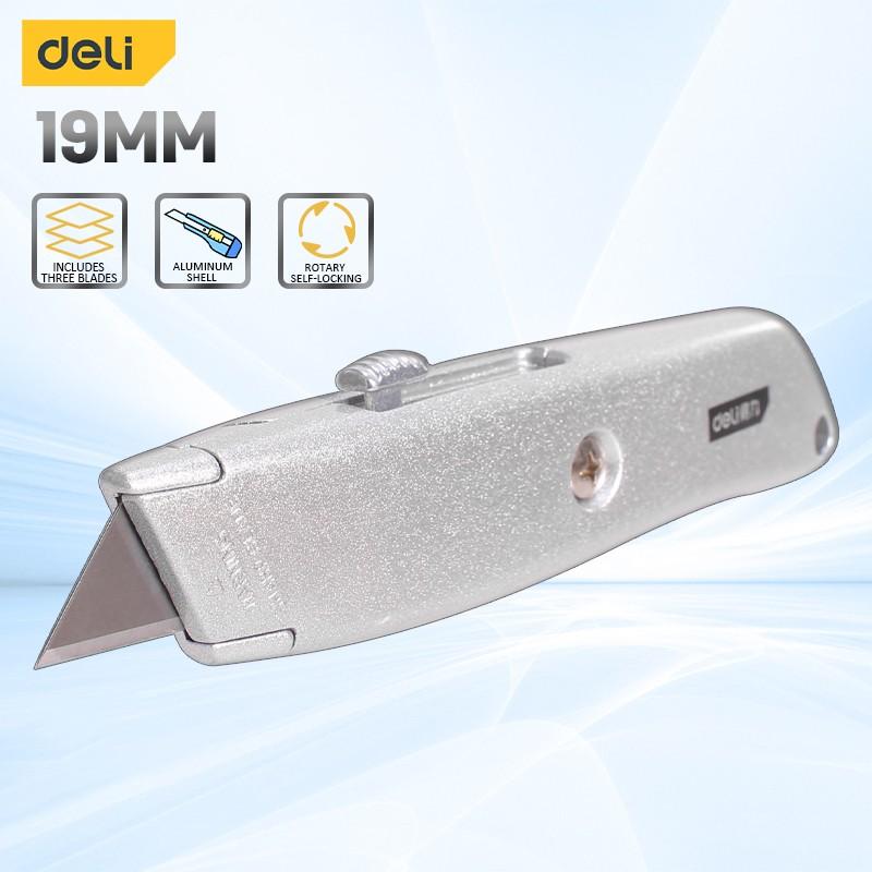 Deli Retractable Cutter Utility Knife Heavy Duty Cutter Utility ...