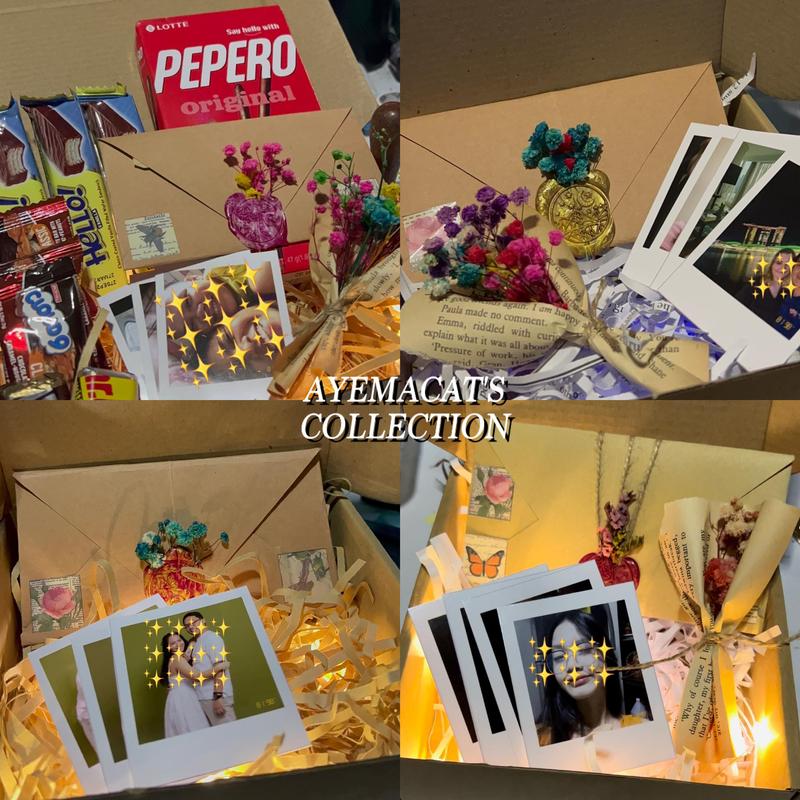 AYEMACAT Love Letter Gift Boxes W Chocolates Music Box Polaroid ayemacat-love-letter-gift-boxes-w-chocolates-music-box-polaroid