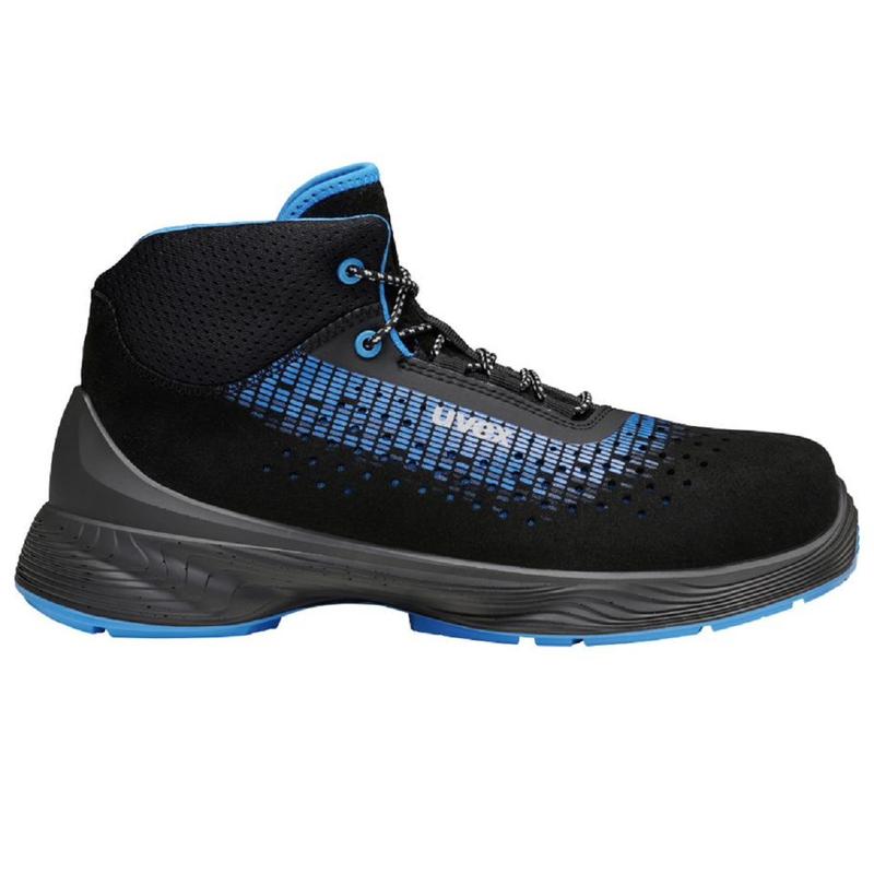 uvex 1 G2 Work Boots S1 SRC ESD Metal-Free 68318 Microsuede Perforated Upper 4
