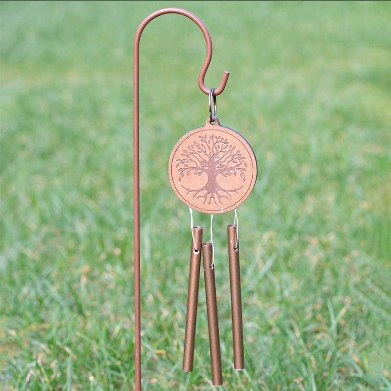 tree of life windchime and stake 1