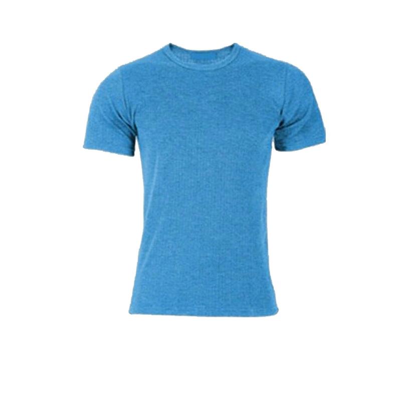 3 Pack Men's Medium Sleeve Underwear Thermal Base Layer Top T Shirt Short S-2XL 3