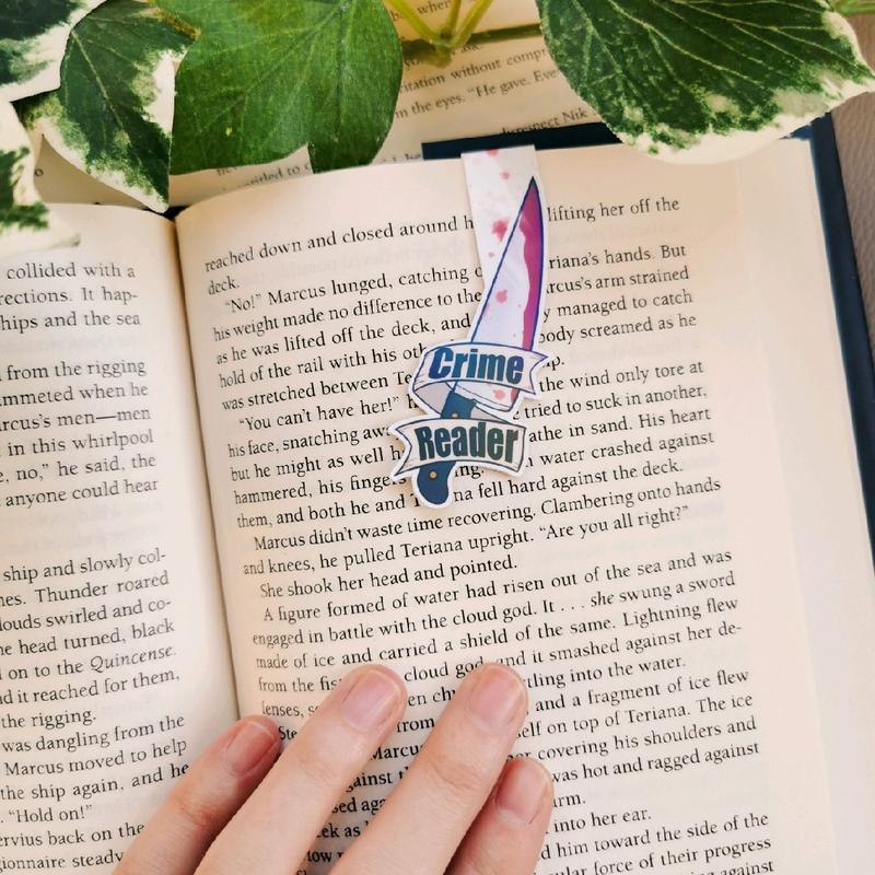 Crime Reader Magnetic Bookmark 1