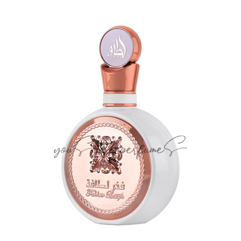 Fakhar Lattafa Rose Gold Eau De Parfum Spray 100ml for Women - Halal - Christmas or New Year Gift - Fragrance, Perfume 1