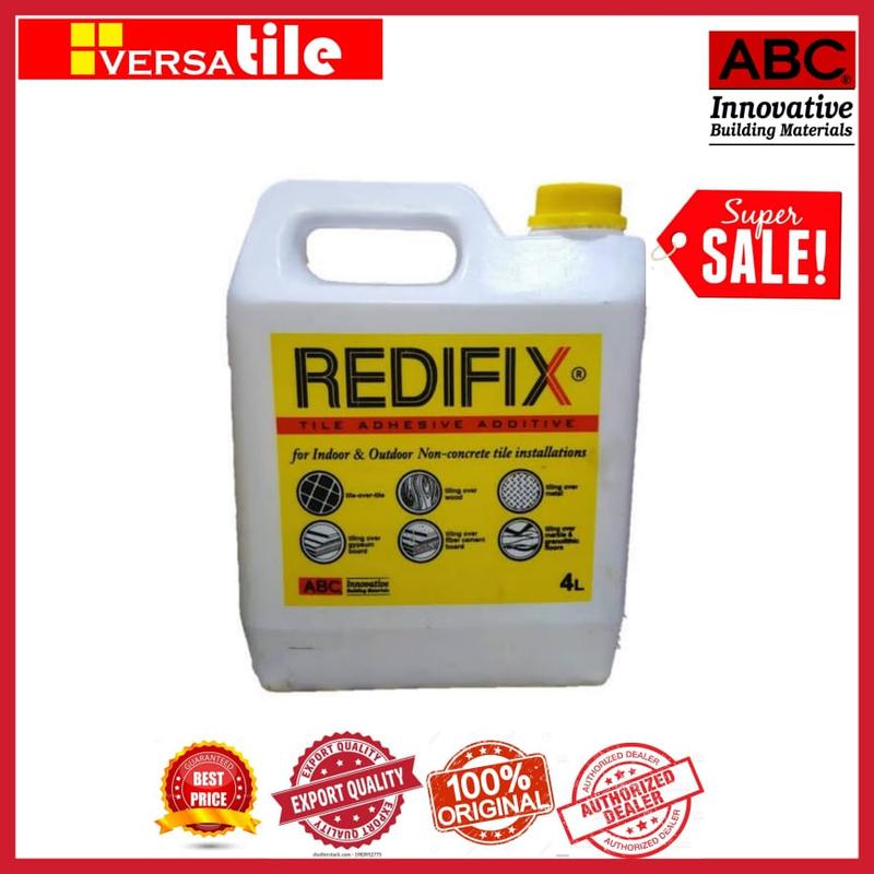 ABC Redifix 4L Tile Adhesive Additive - TikTok Shop Philippines