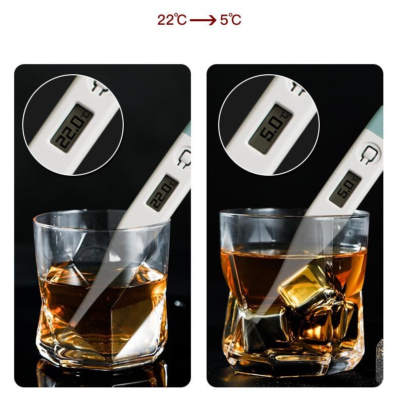 Stainless Steel Metal Ice Cubes Reusab leLuxury Gift Set ,  Ice Cubes for Whiskey,Wine & Gin & Tonic Metal Ice,Cubes with Quick Freeze Drinking Cooler Rocks, Nature Stainless Steel Color Utensils Beverage Birthday Reusable Traditional 3